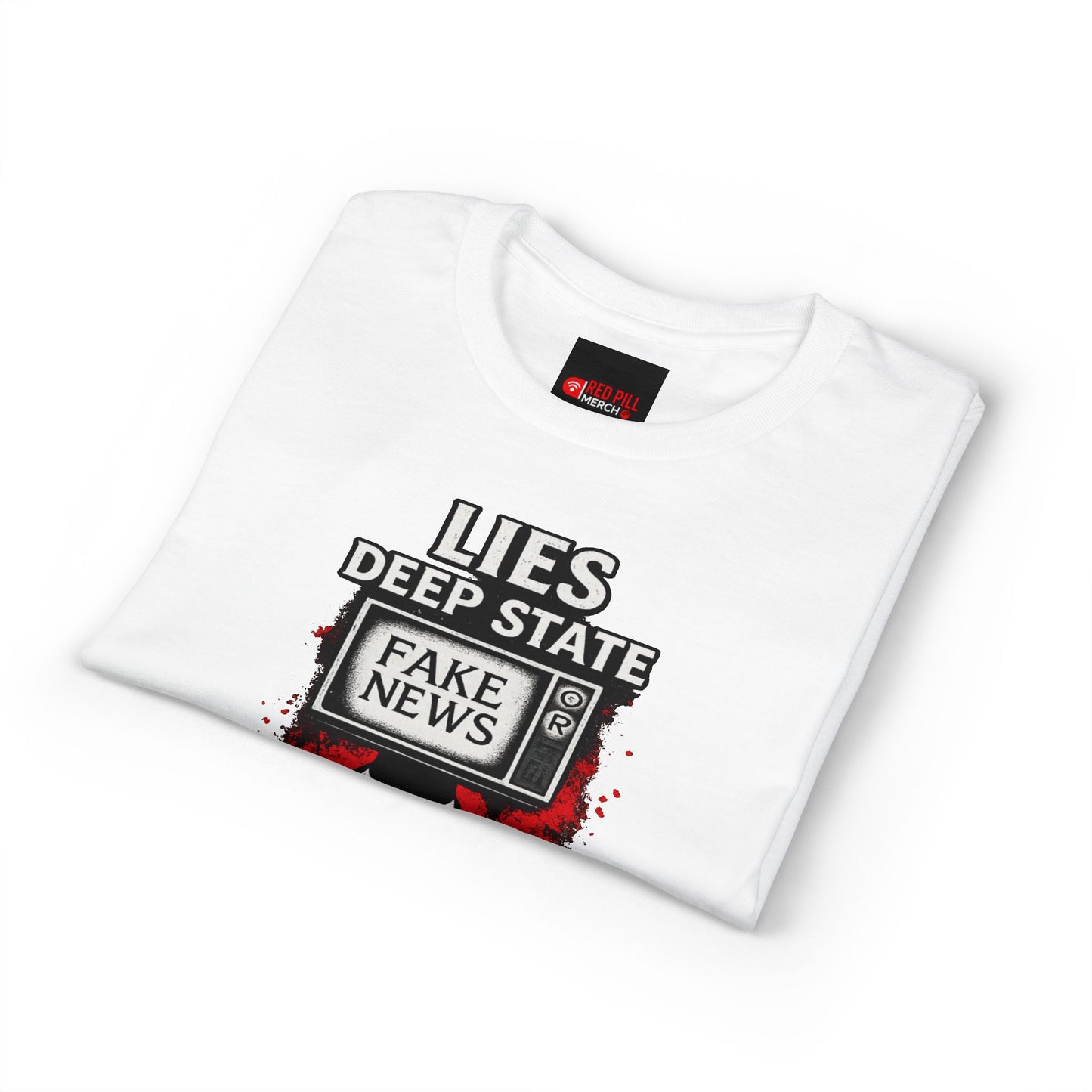 Fake News Political Statement Gildan Brand T-Shirt