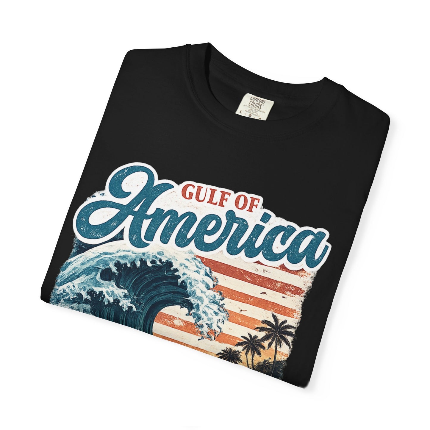 Gulf of America Est. 2025 Waves Comfort Color Brand T‑Shirt