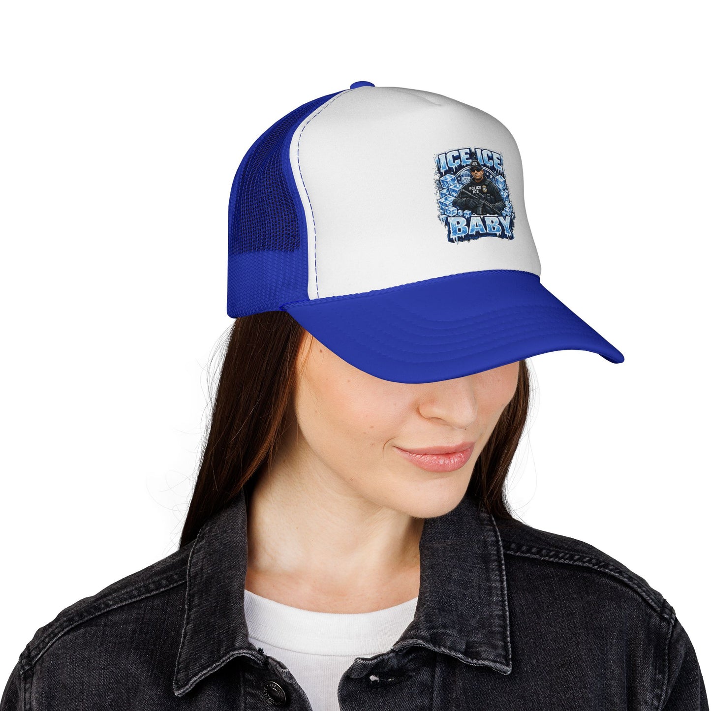 Ice Ice Baby ICE Agent Trucker Hat