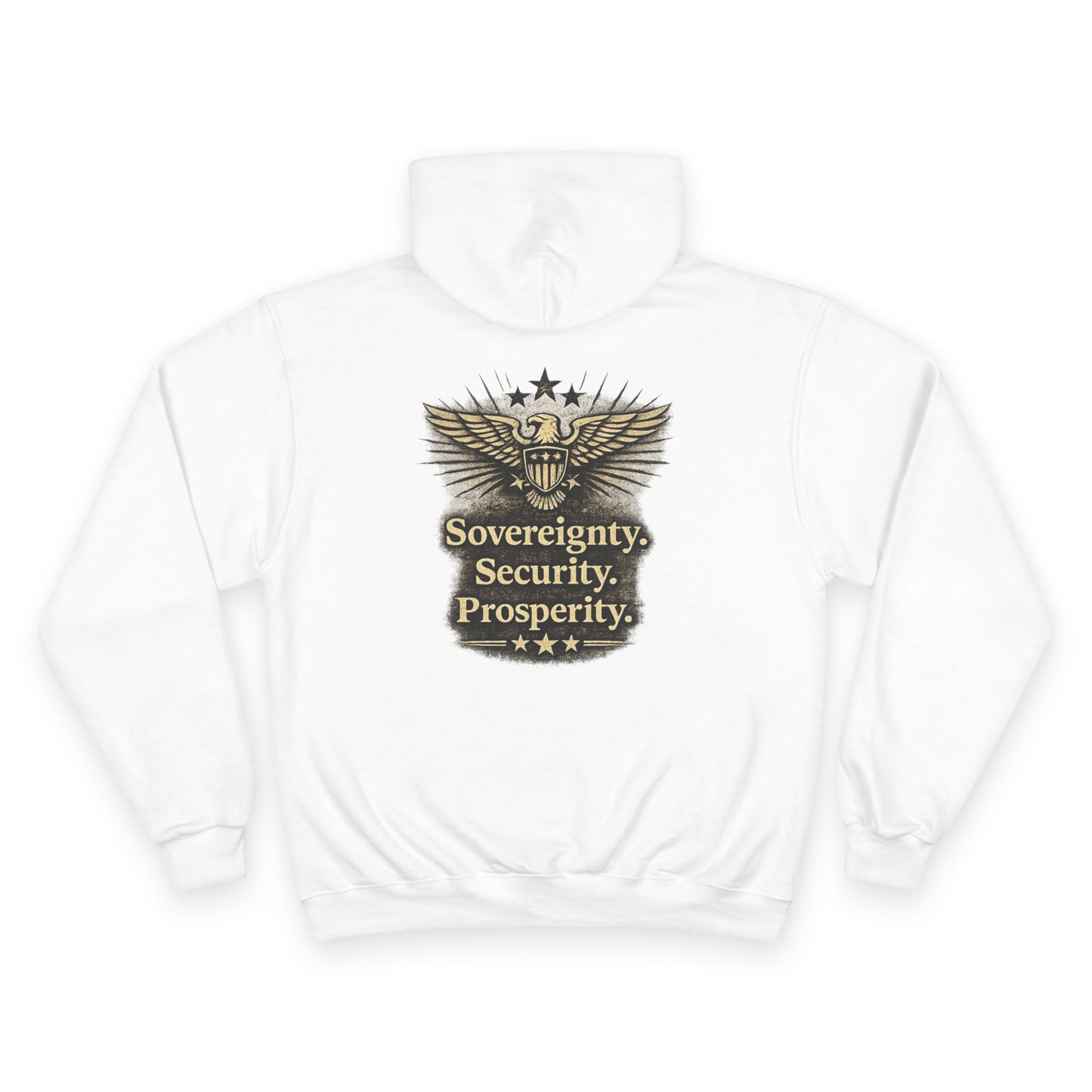 M.A.F.A. "Statue Of Liberty" "Sovereignty Security Prosperity " Champion Brand Hoodie