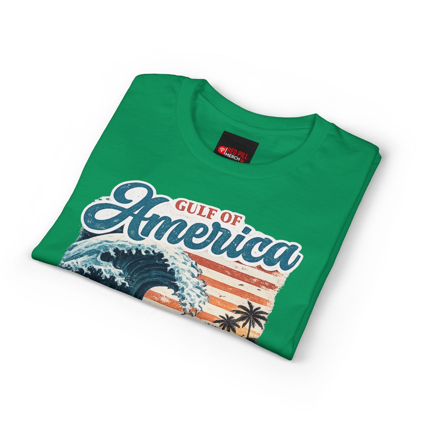 Gulf of America Est. 2025 Waves Gildan Brand T‑Shirt