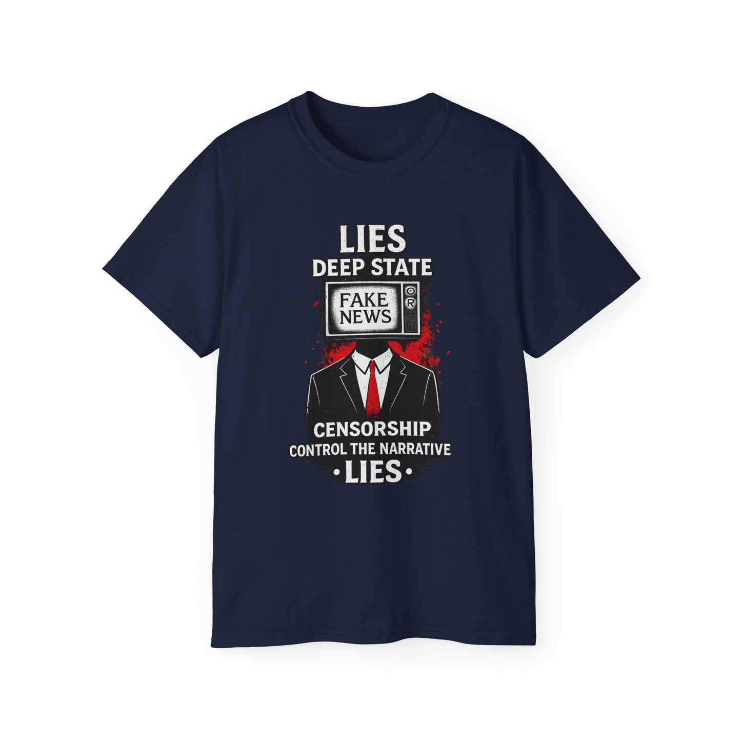 Fake News Political Statement Gildan Brand T-Shirt