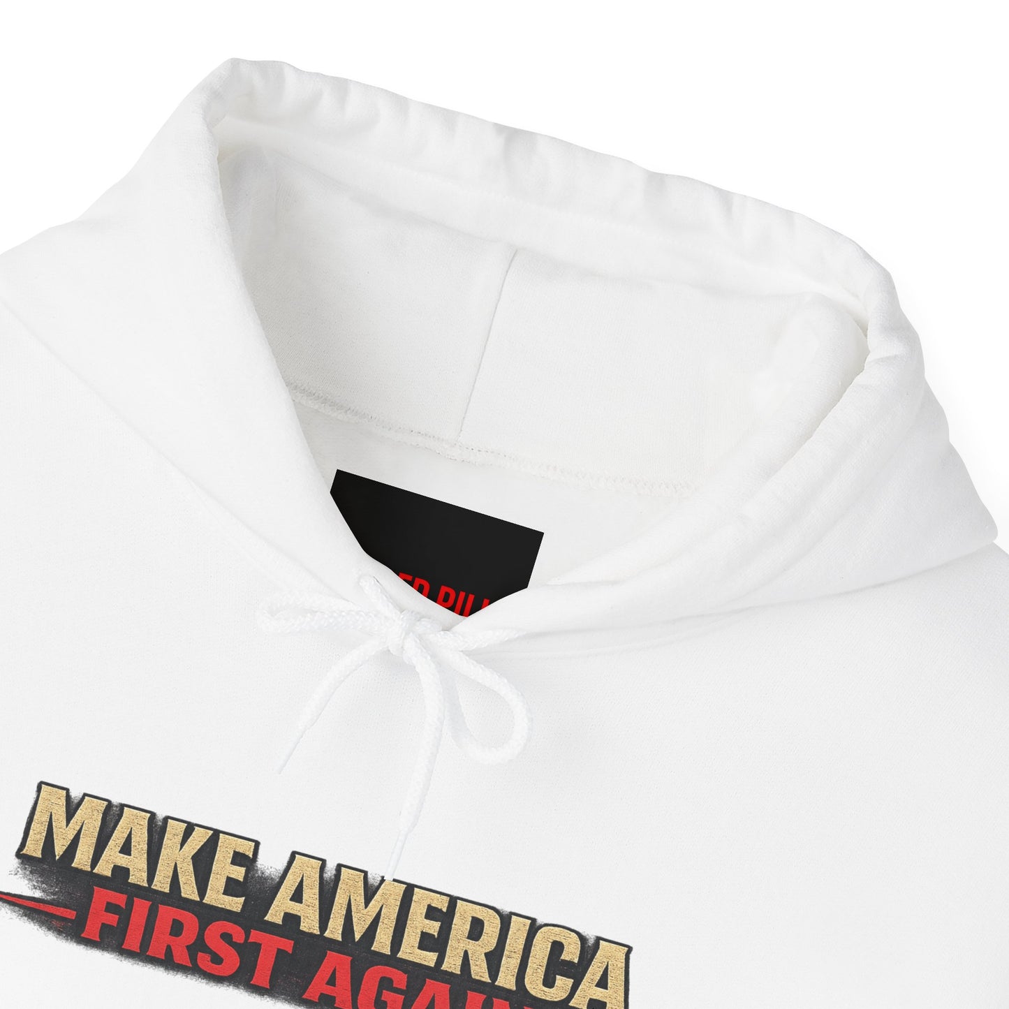 "Make America First Again" America First Is Not A Slogan - It's A Standard Comfort Color Brand Hoodie