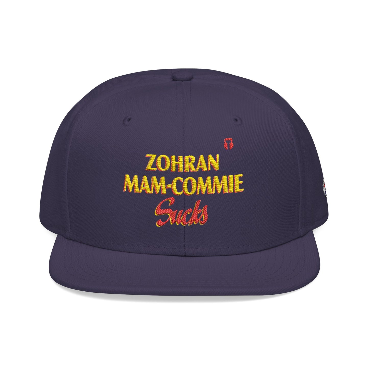 Zohran Mam-Commie Sucks Embroidered Snapback Hat