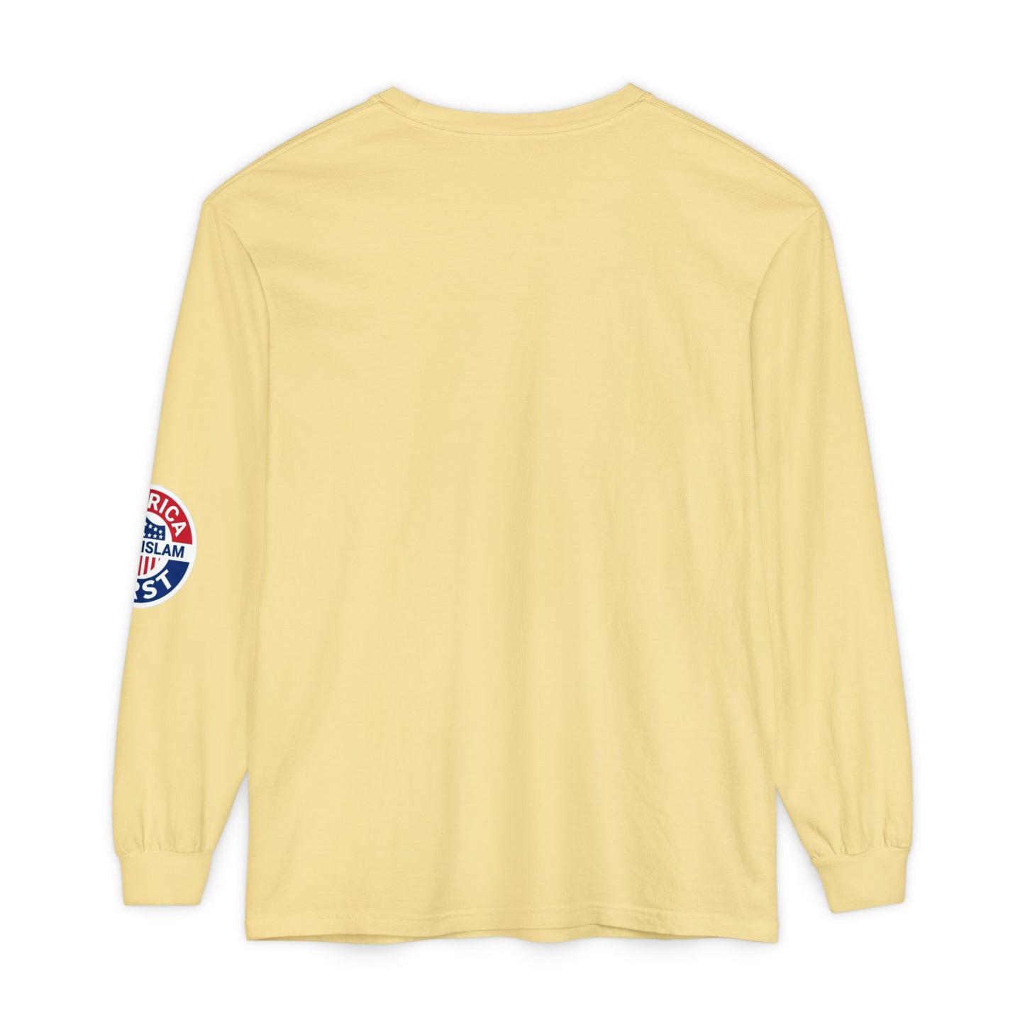 Zohran Mam-Commie Sucks/America First F*CK ISLAM Comfort Color Brand Long Sleeve T-Shirt