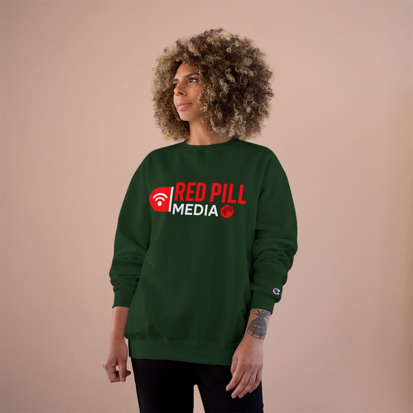 Red Pill Media Champion Brand Sweatshirt