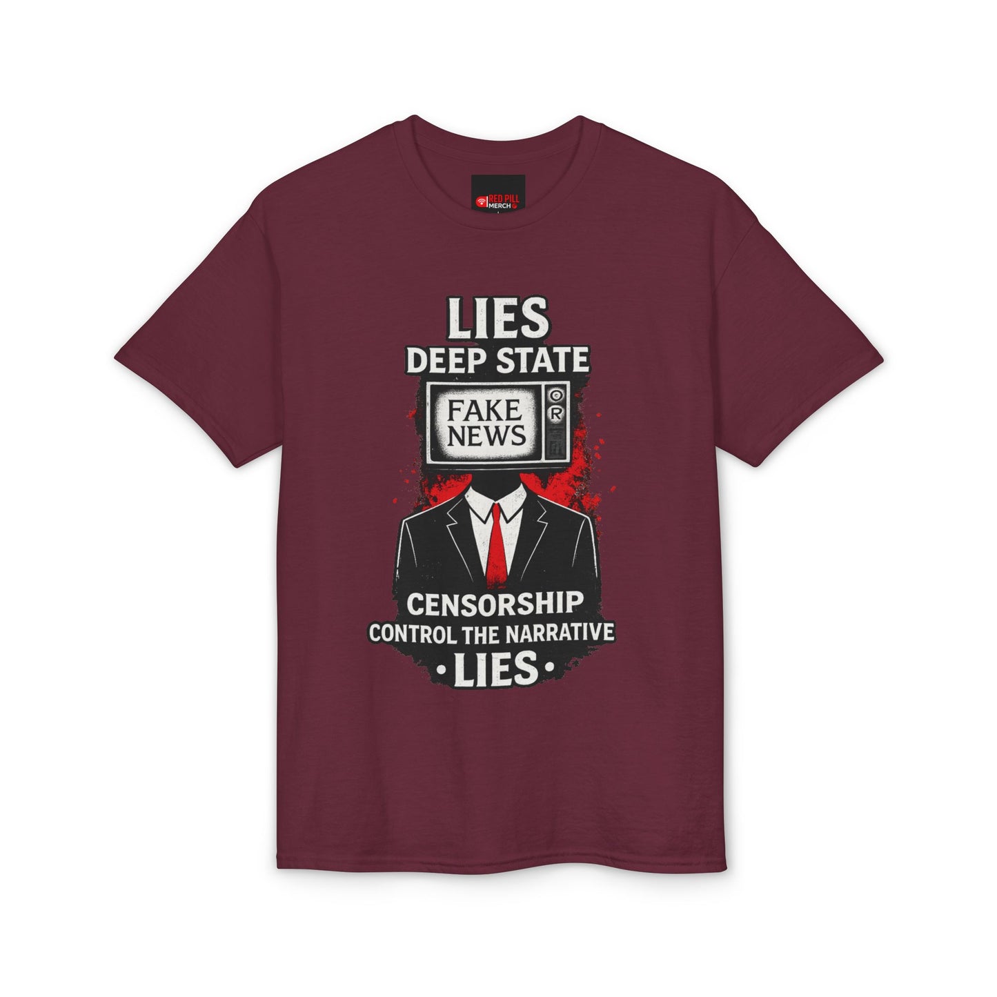 Fake News Political Statement Gildan Brand T-Shirt