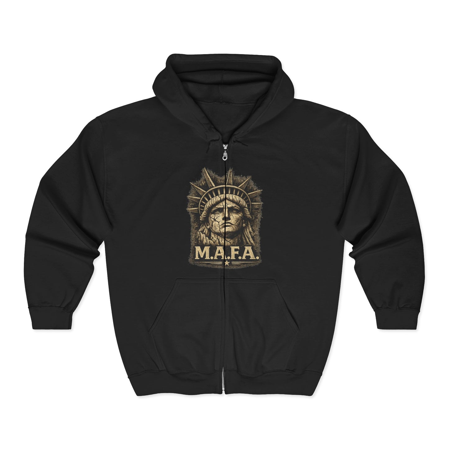 M.A.F.A. "Statue Of Liberty" "Sovereignty Security Prosperity " Zip Hoodie