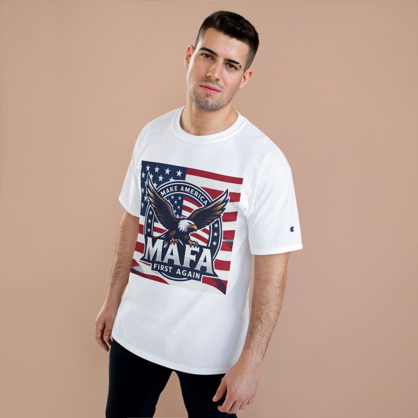 M.A.F.A "Make America First Again" Champion Brand T-Shirt