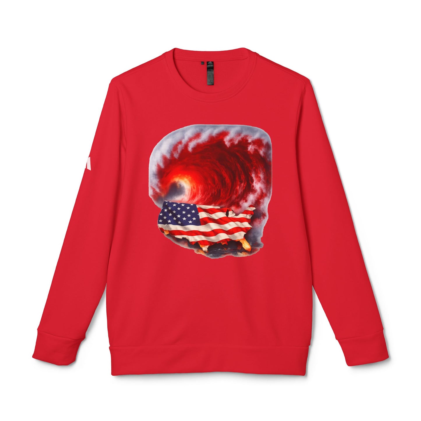 Red Wave USA Adidas Brand Crewneck Sweatshirt