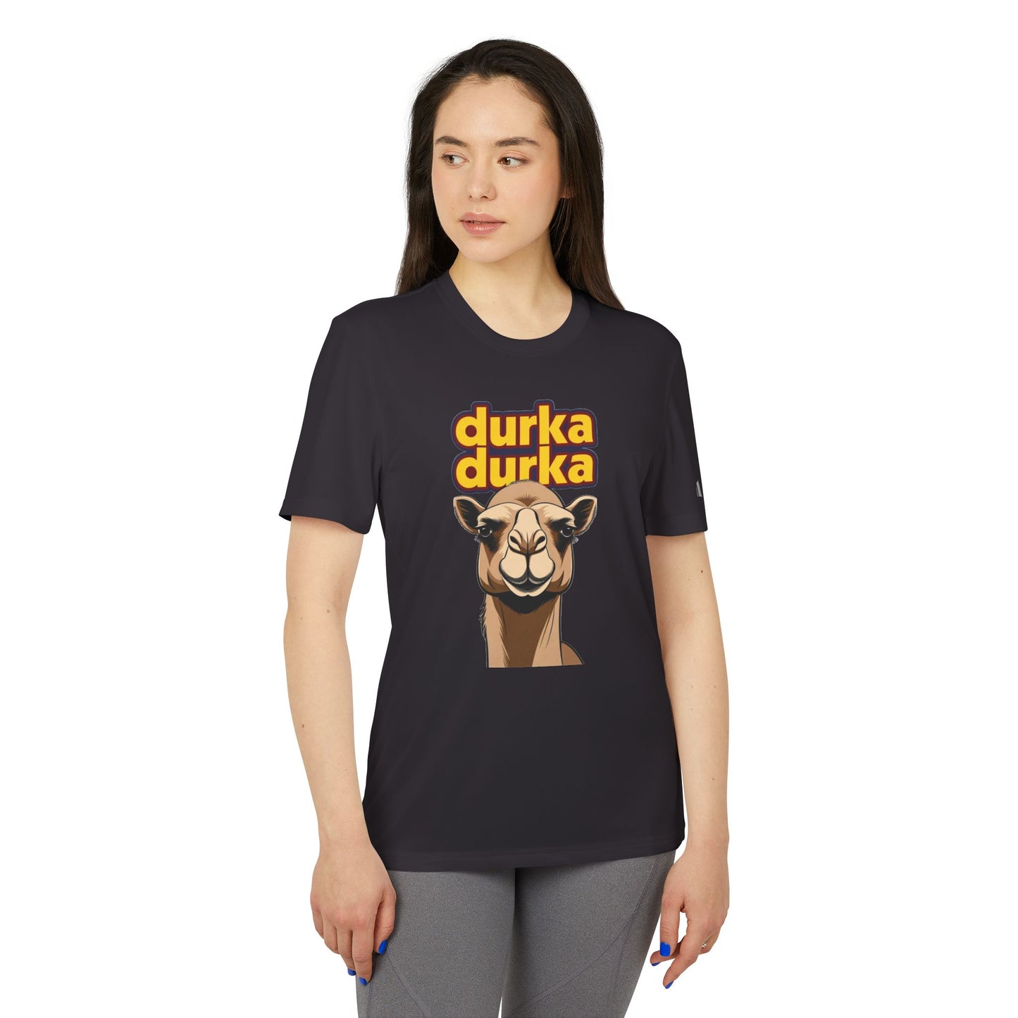 "Durka Durka" Camel Adidas Brand T-Shirt