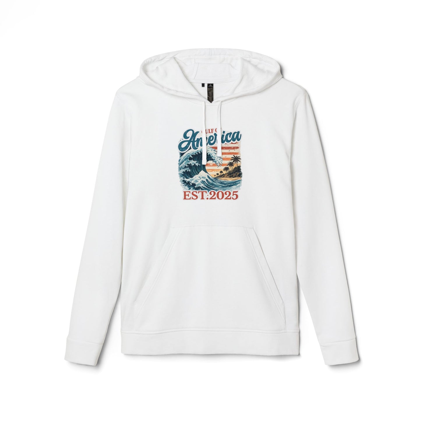 Gulf of America Est. 2025 Waves Adidas Brand Hoodie