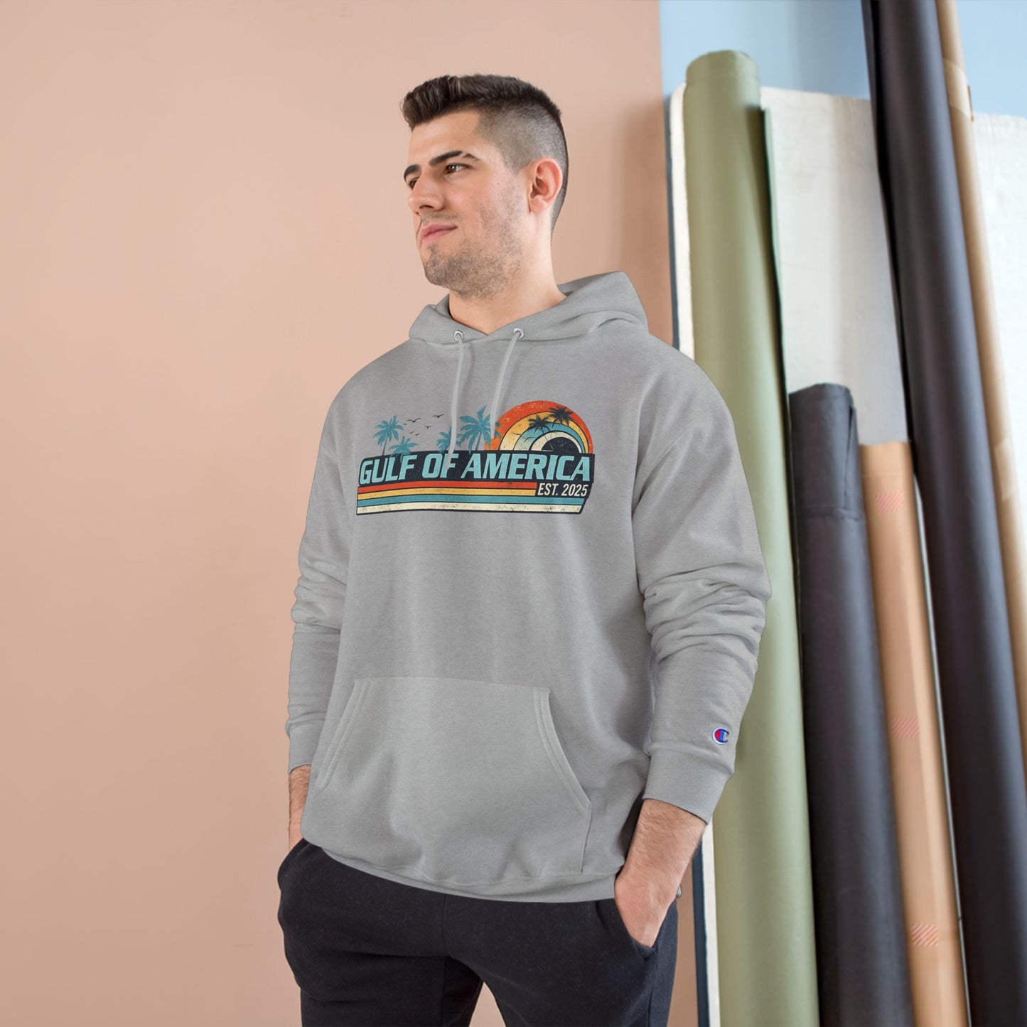 Gulf of America Vintage Champion Brand Hoodie