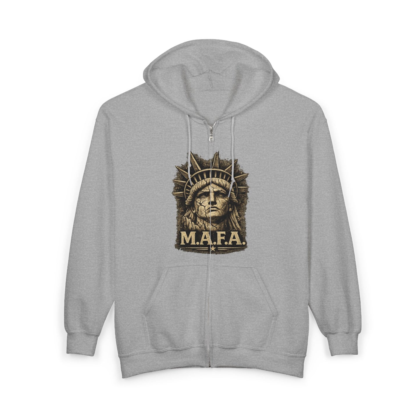 M.A.F.A. "Statue Of Liberty" "Sovereignty Security Prosperity " Zip Hoodie