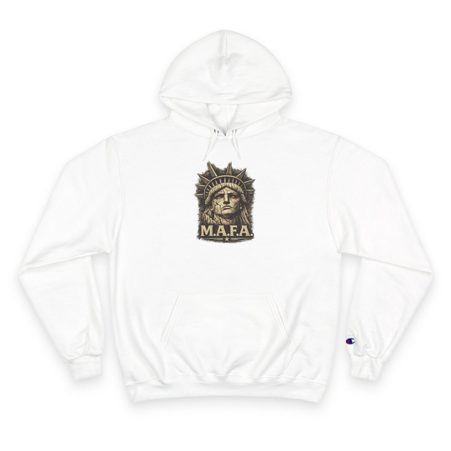 M.A.F.A. "Statue Of Liberty" "Sovereignty Security Prosperity " Champion Brand Hoodie