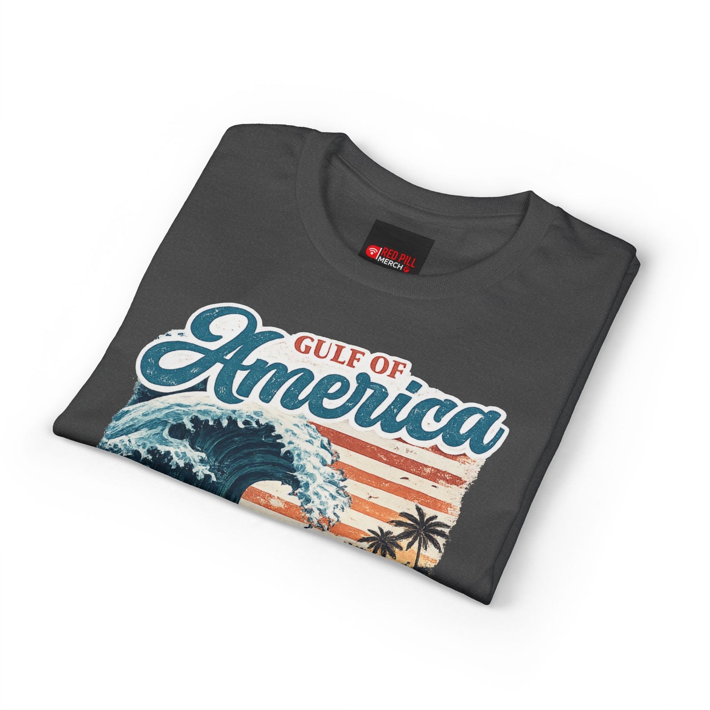 Gulf of America Est. 2025 Waves Gildan Brand T‑Shirt