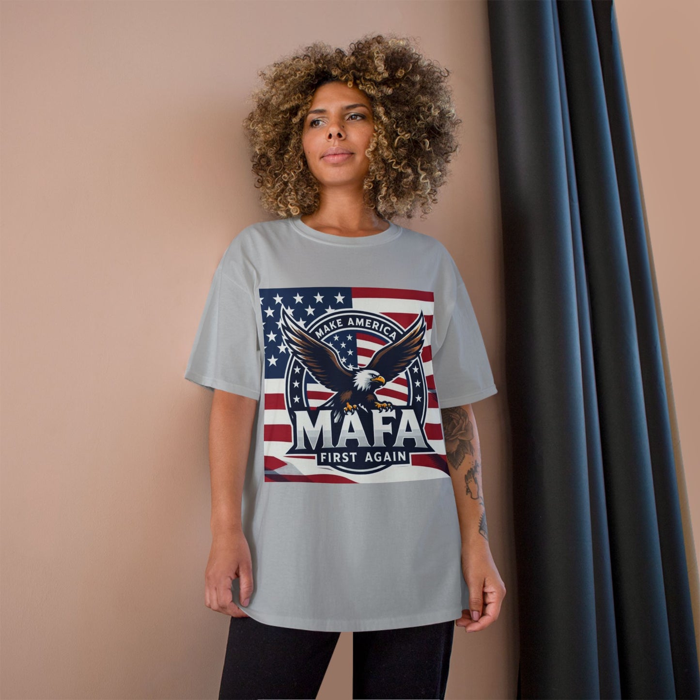 M.A.F.A "Make America First Again" Champion Brand T-Shirt