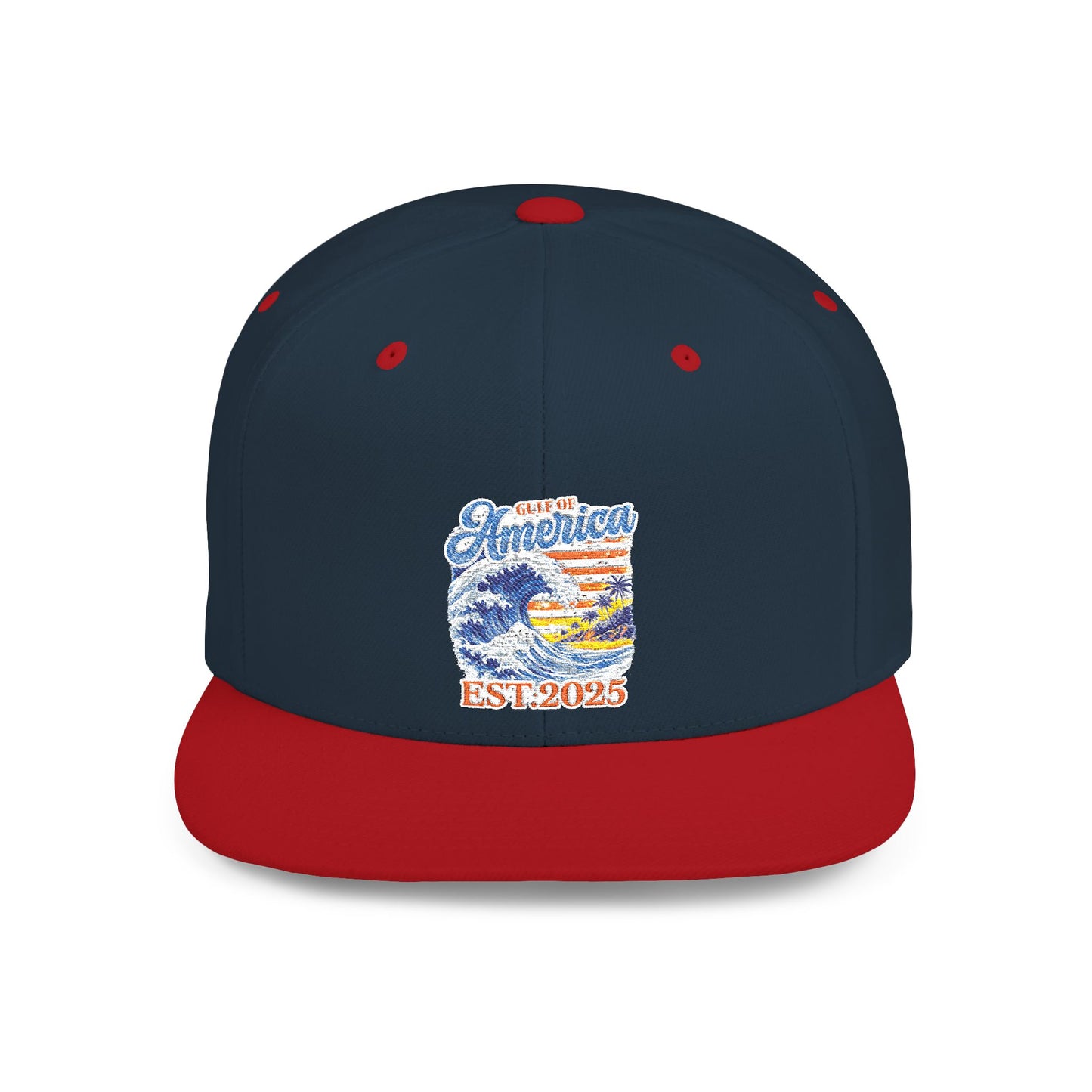 Gulf of America Est. 2025 Waves Snapback Hat