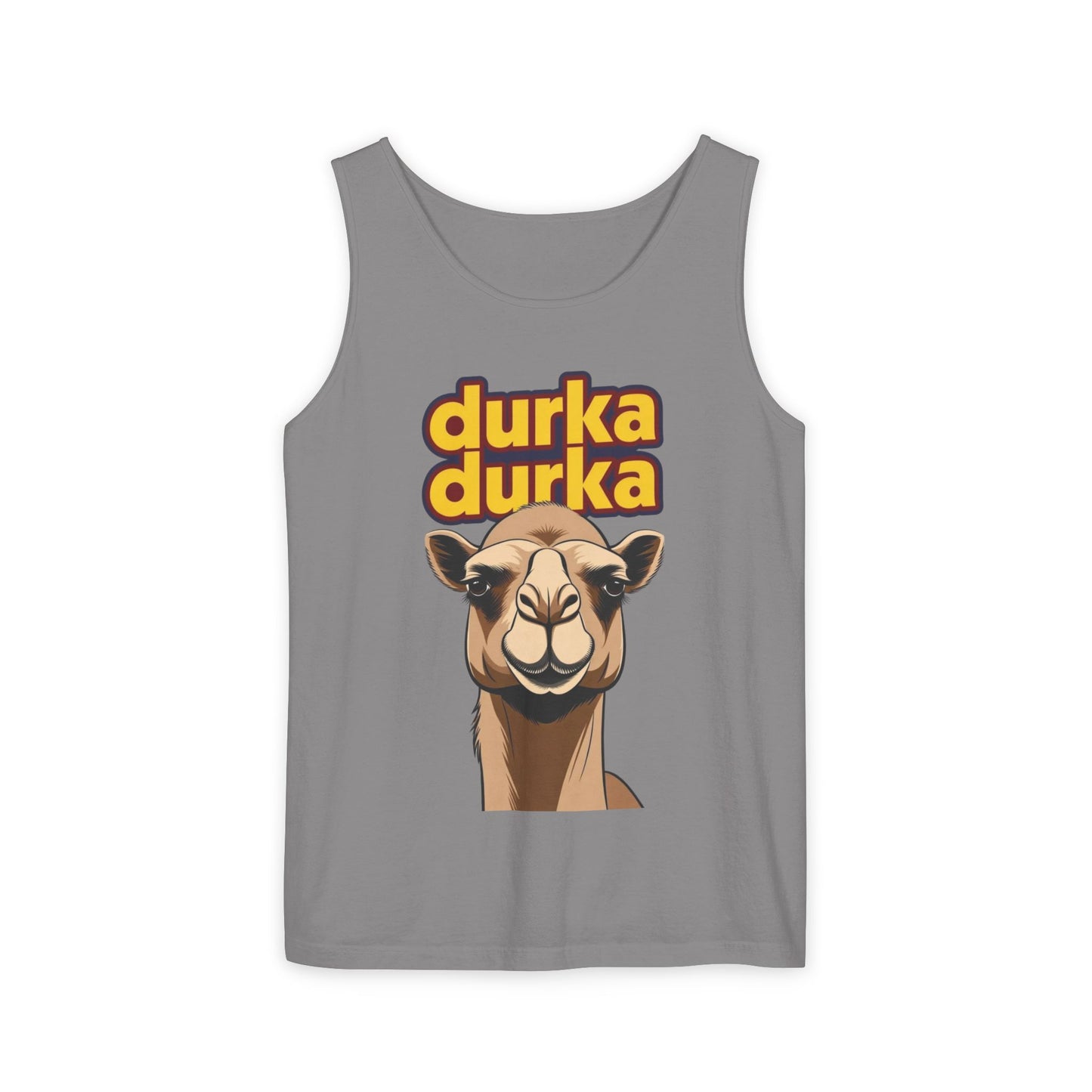 "Durka Durka" Camel Gildan Brand Tank Top