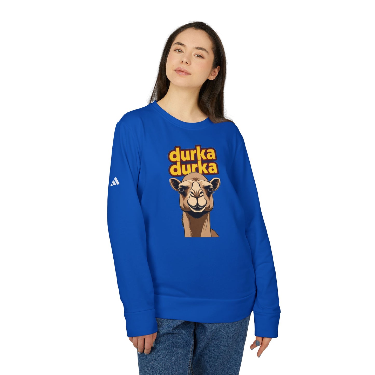 "Durka Durka Camel Adidas Crewneck Sweatshirt