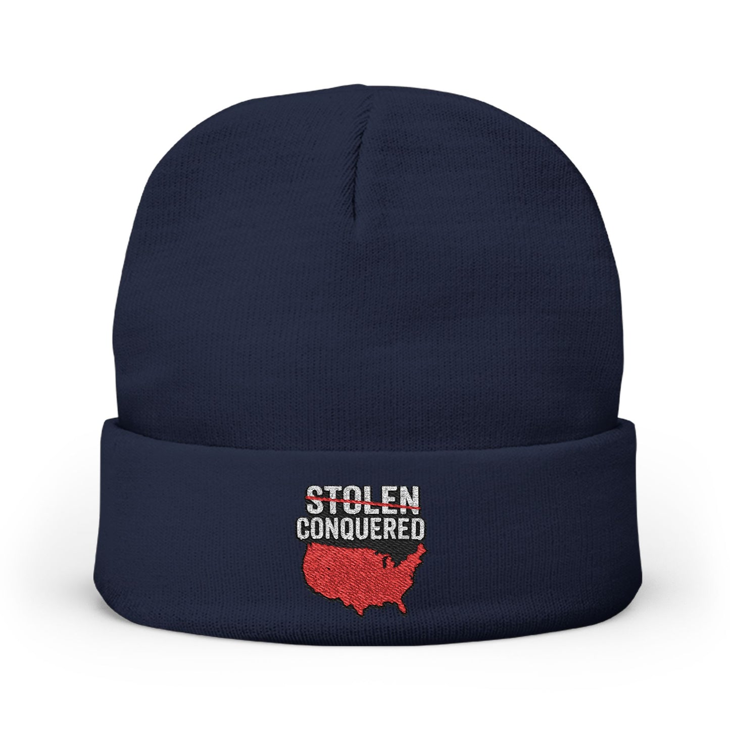 Stolen Conquered USA Embroidered Knit Beanie