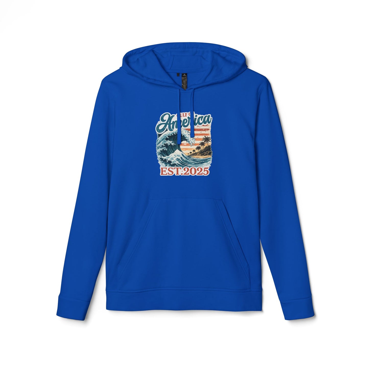 Gulf of America Est. 2025 Waves Adidas Brand Hoodie