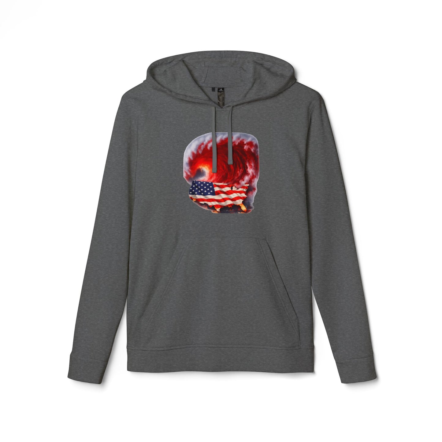 Red Wave USA Adidas Brand Hoodie