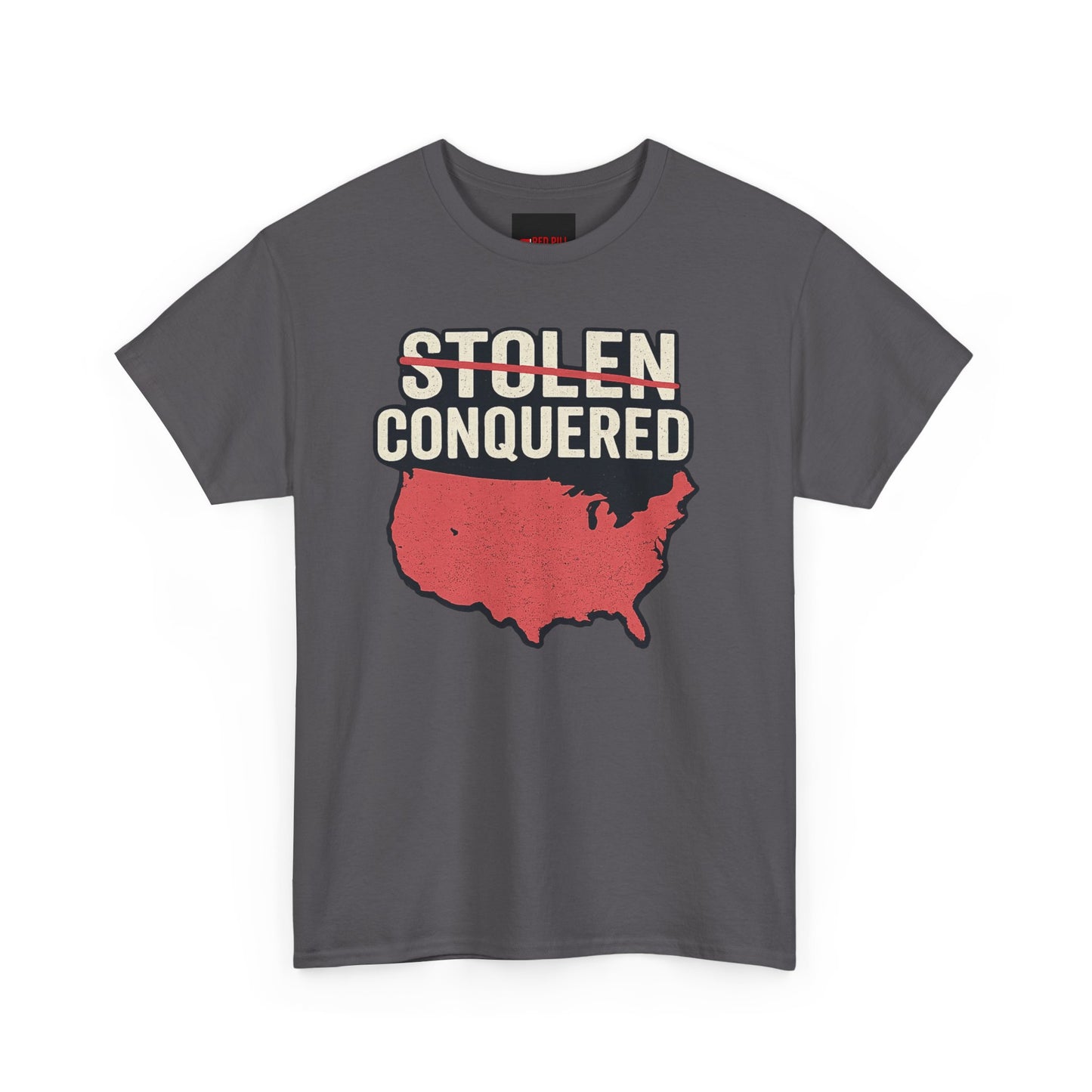 Stolen Conquered USA Gildan Brand T-Shirt