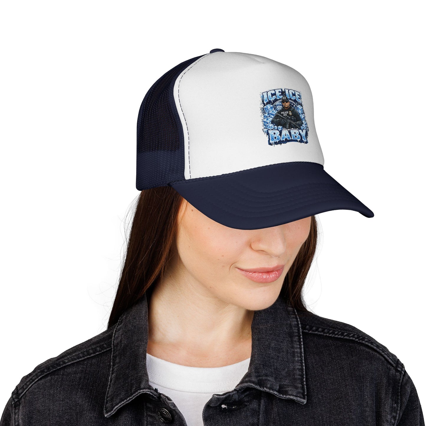 Ice Ice Baby ICE Agent Trucker Hat