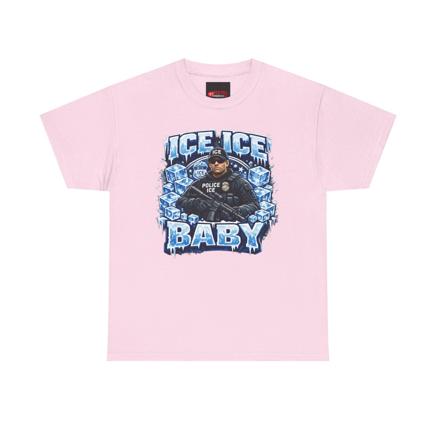 Ice Ice Baby ICE Agent Gildan Brand T-Shirt