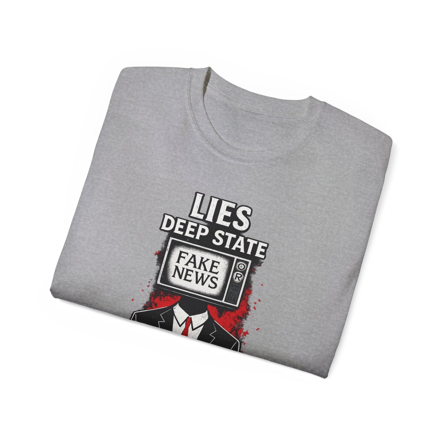 Fake News Political Statement Gildan Brand T-Shirt