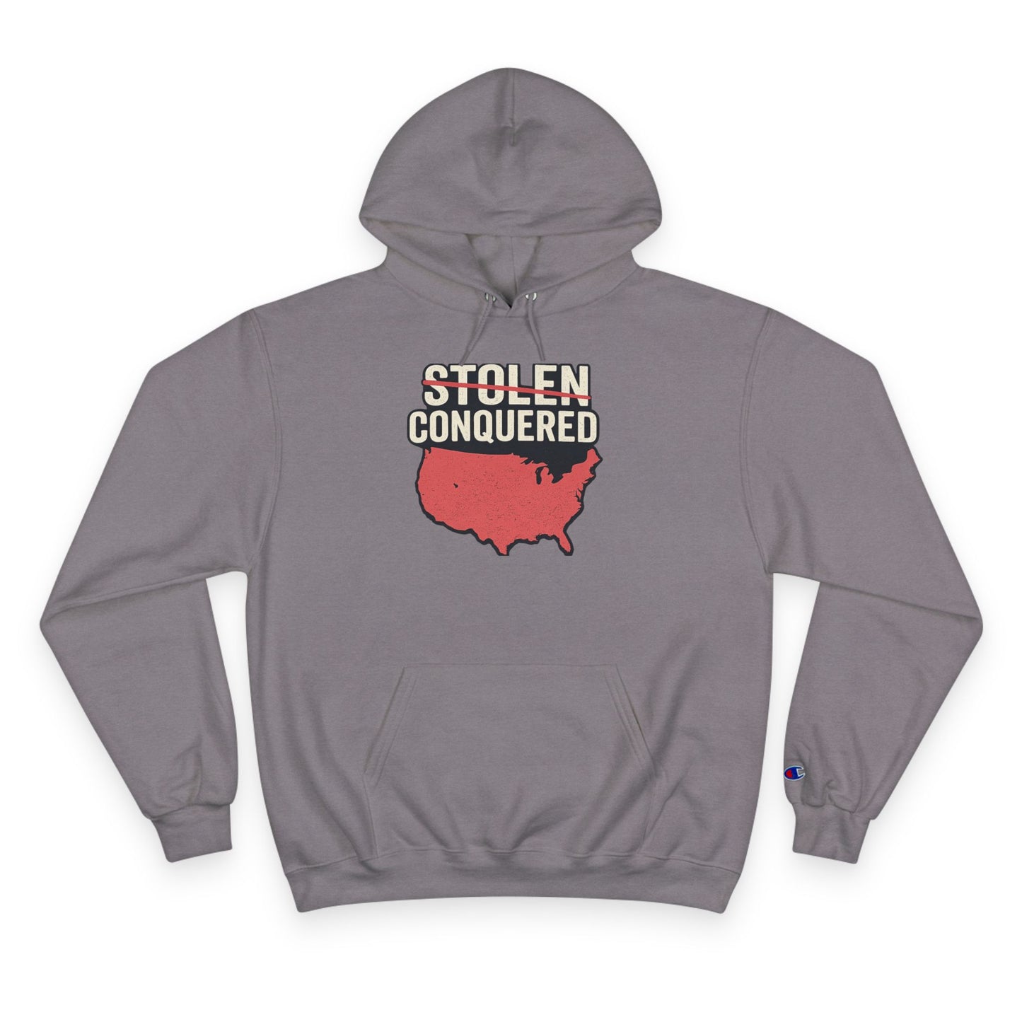 Stolen Conquered USA Champion Brand Hoodie