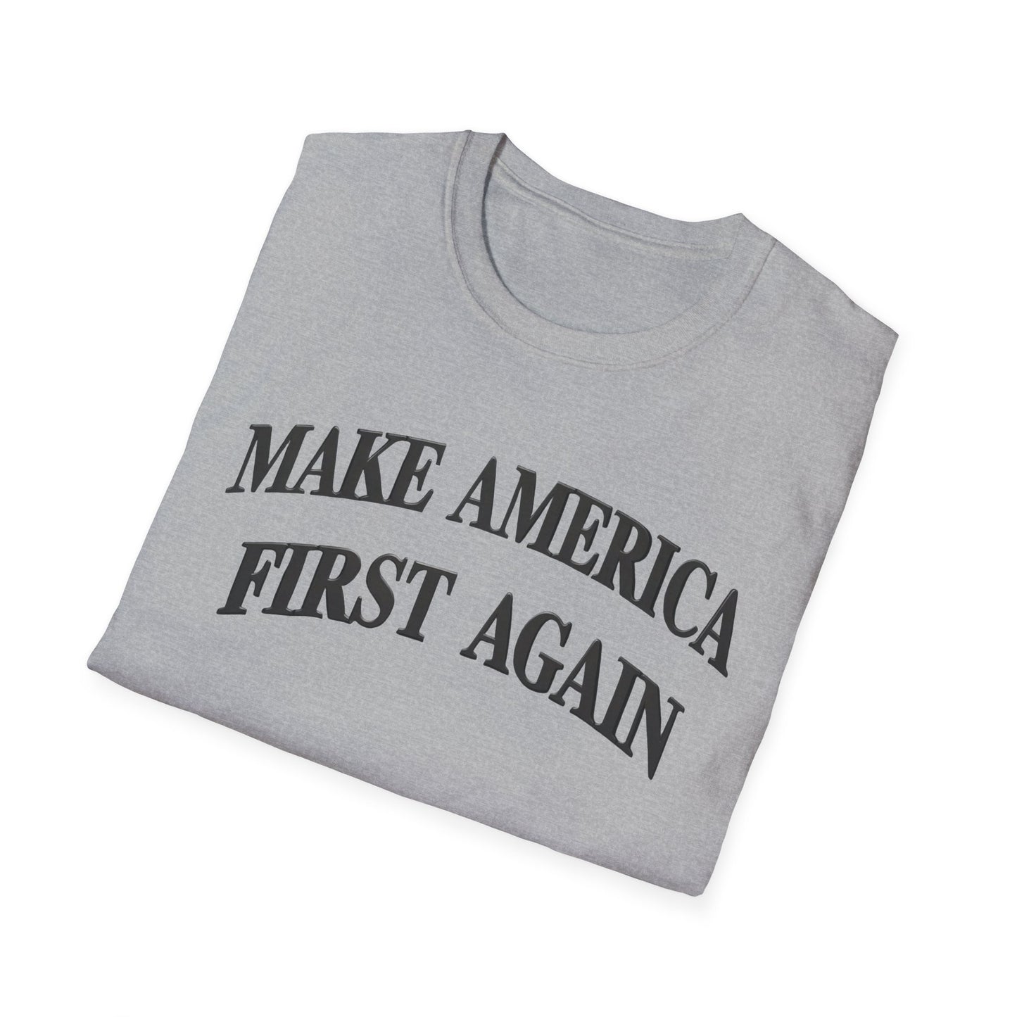 Black Make America First Again T-Shirt