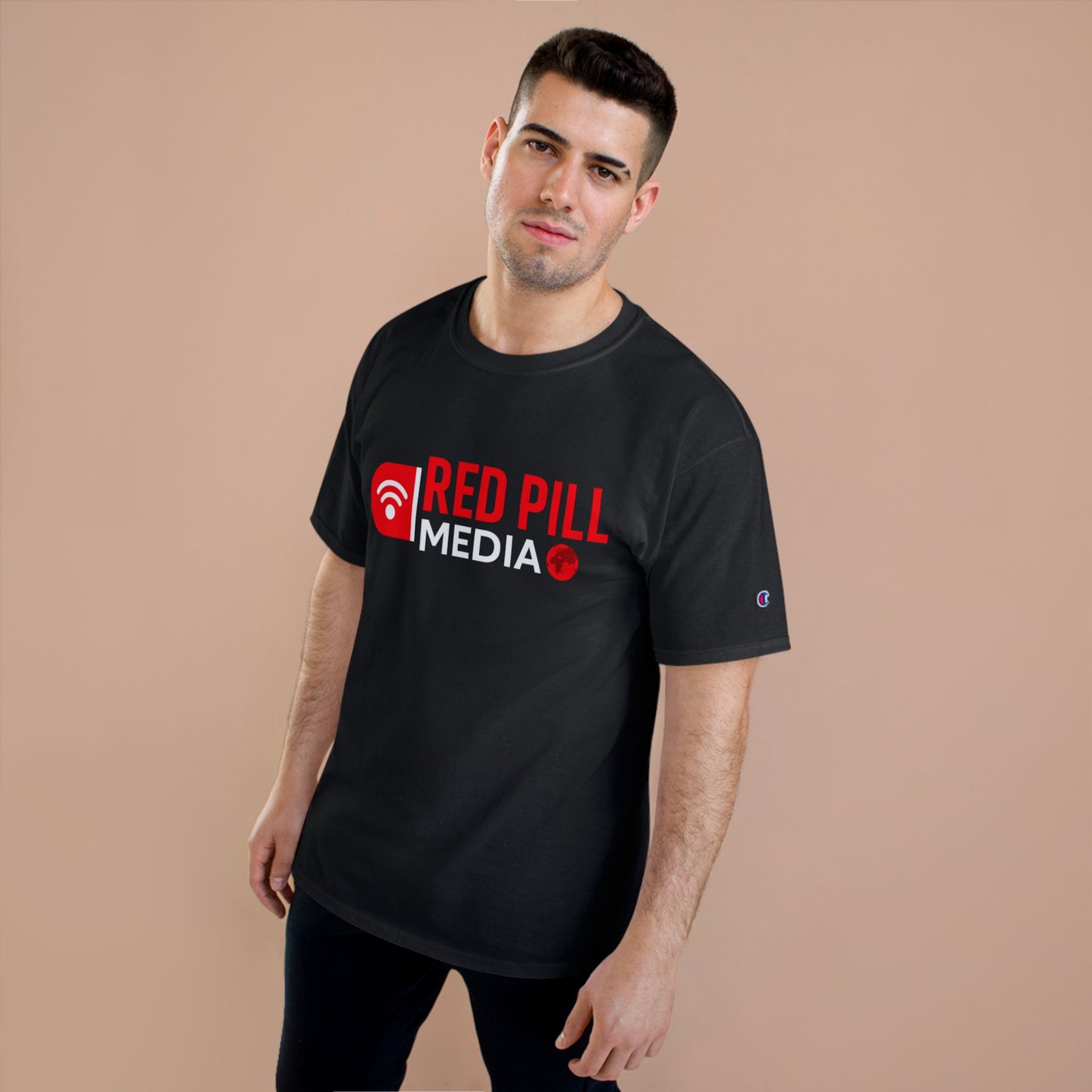 Red Pill Media Champion Brand T-Shirt