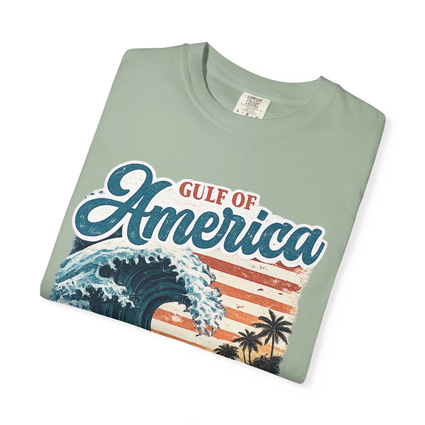 Gulf of America Est. 2025 Waves Comfort Color Brand T‑Shirt