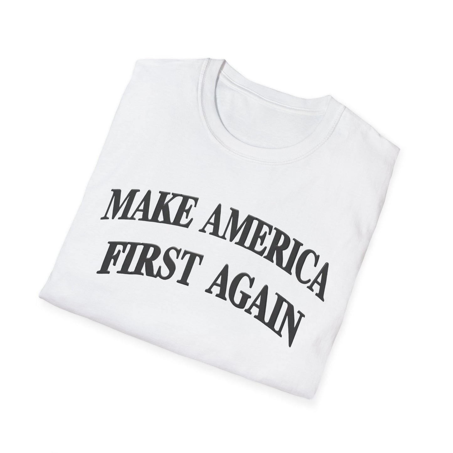 Black Make America First Again T-Shirt