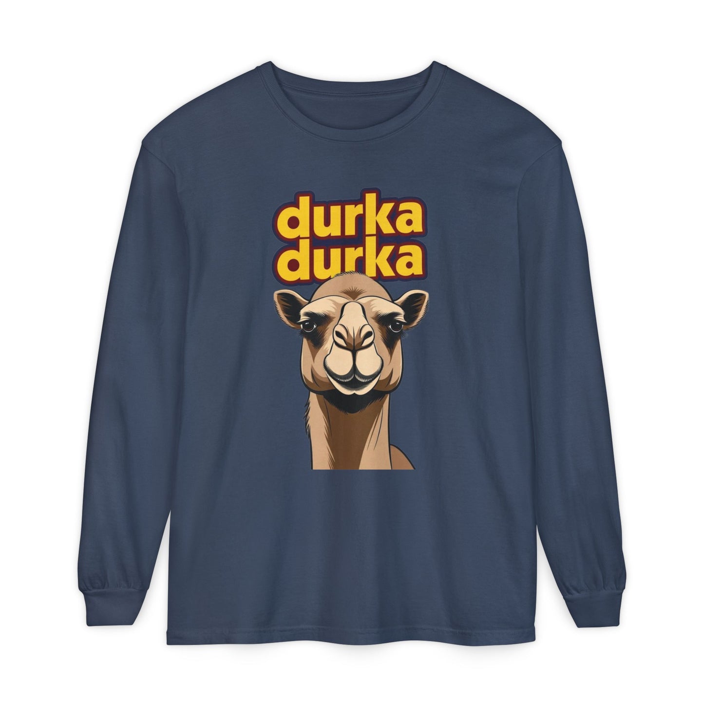 "Durka Durka" Camel Gildan Brand Long Sleeve Tee