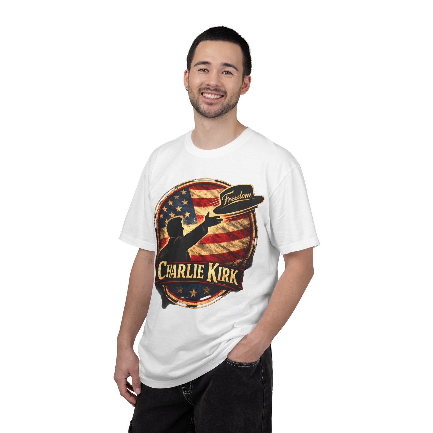 Charlie Kirk Freedom Graphic T-Shirt — Charlie Kirk Design