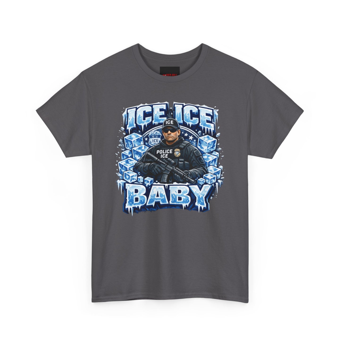 Ice Ice Baby ICE Agent Gildan Brand T-Shirt
