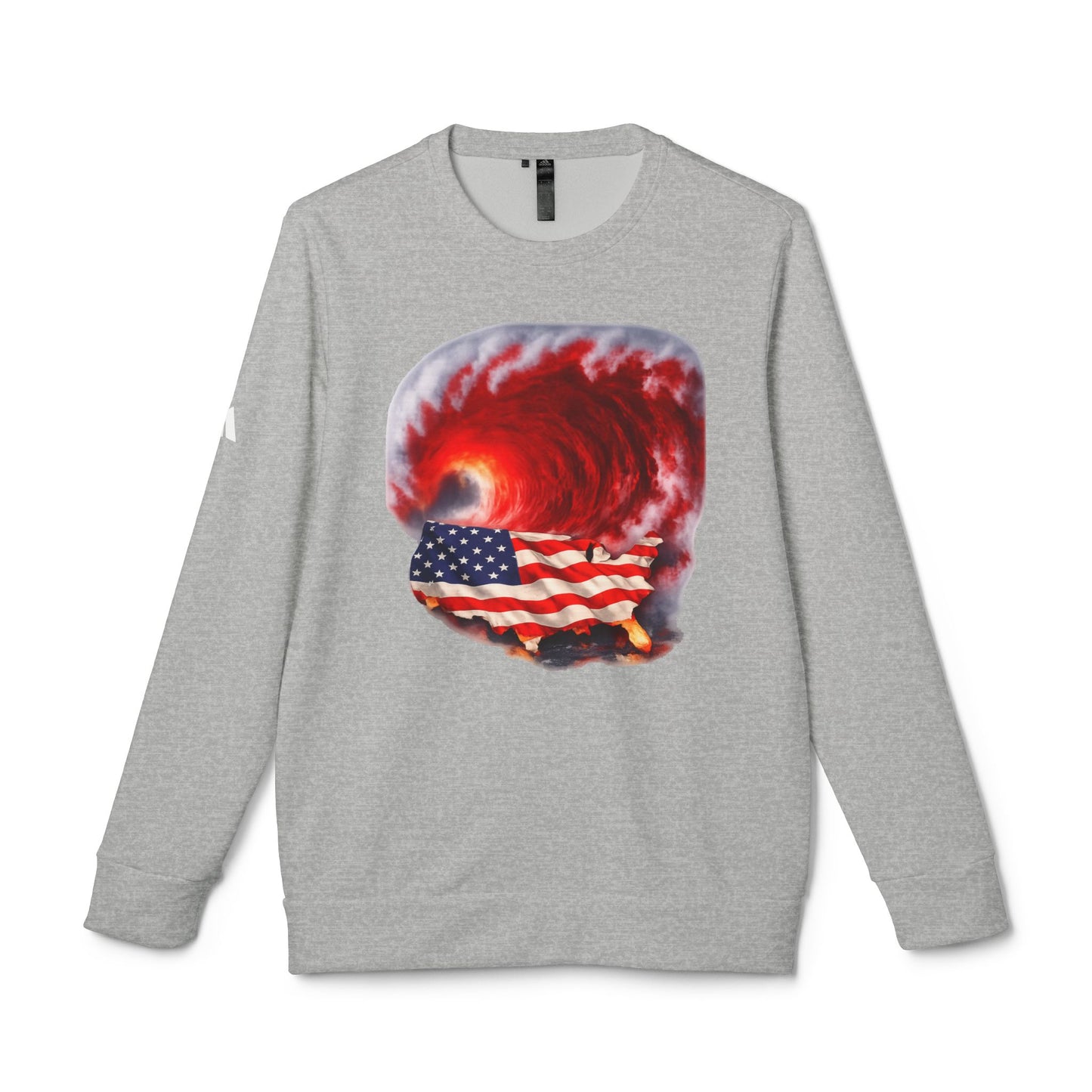 Red Wave USA Adidas Brand Crewneck Sweatshirt