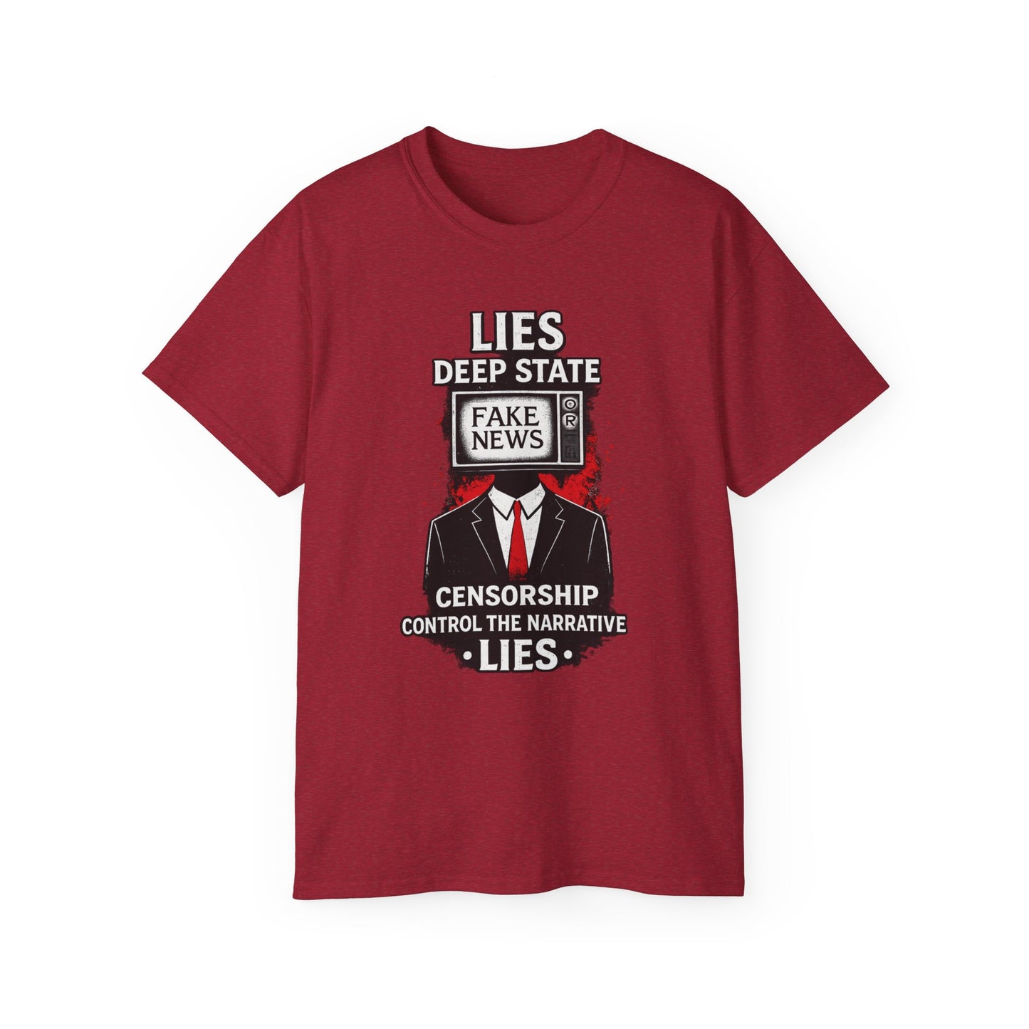 Fake News Political Statement Gildan Brand T-Shirt
