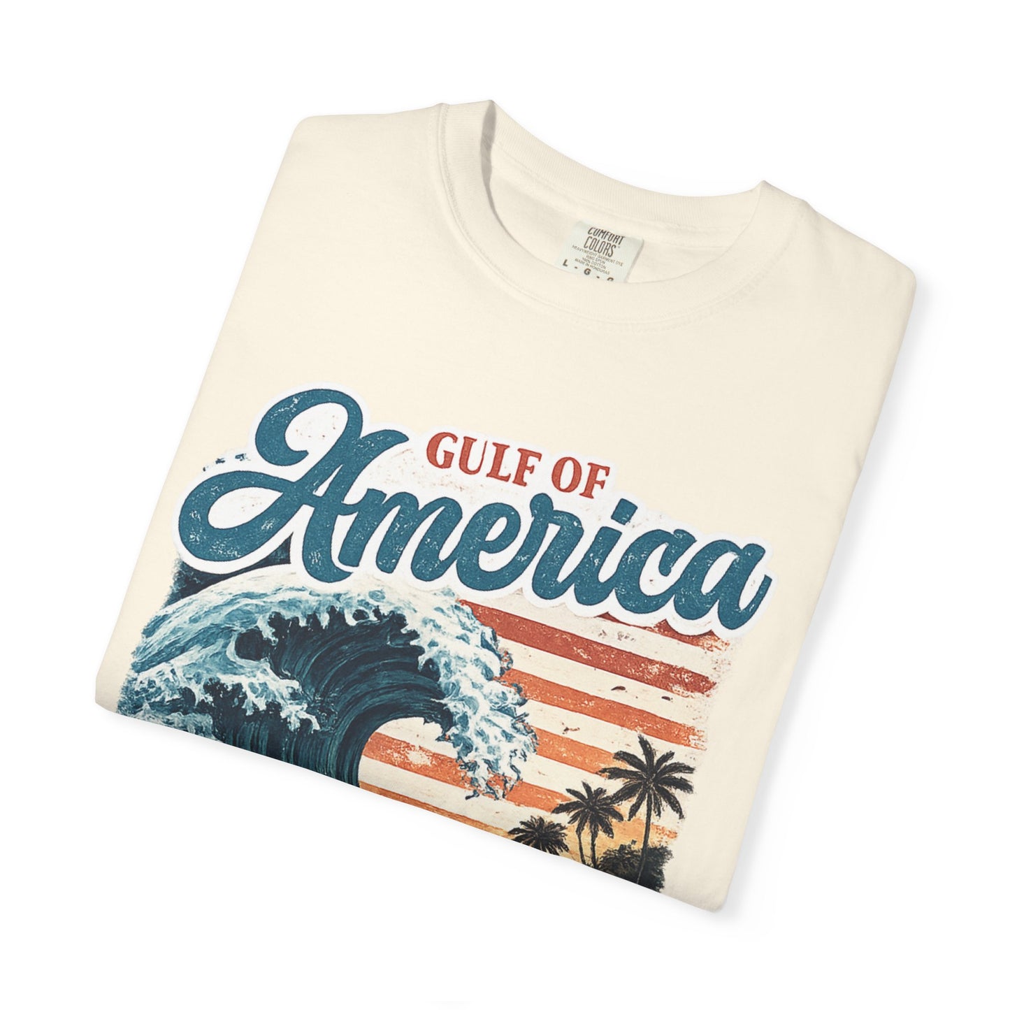 Gulf of America Est. 2025 Waves Comfort Color Brand T‑Shirt