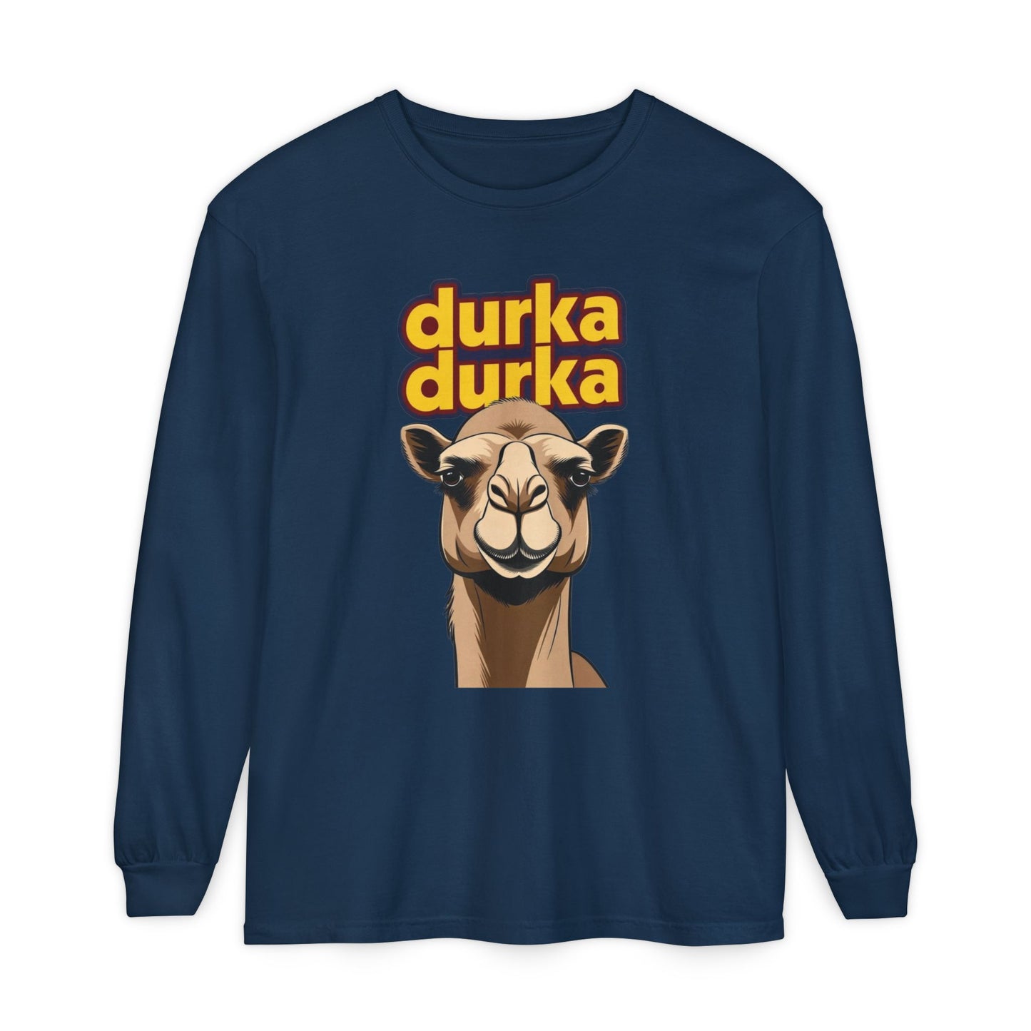 "Durka Durka" Camel Gildan Brand Long Sleeve Tee