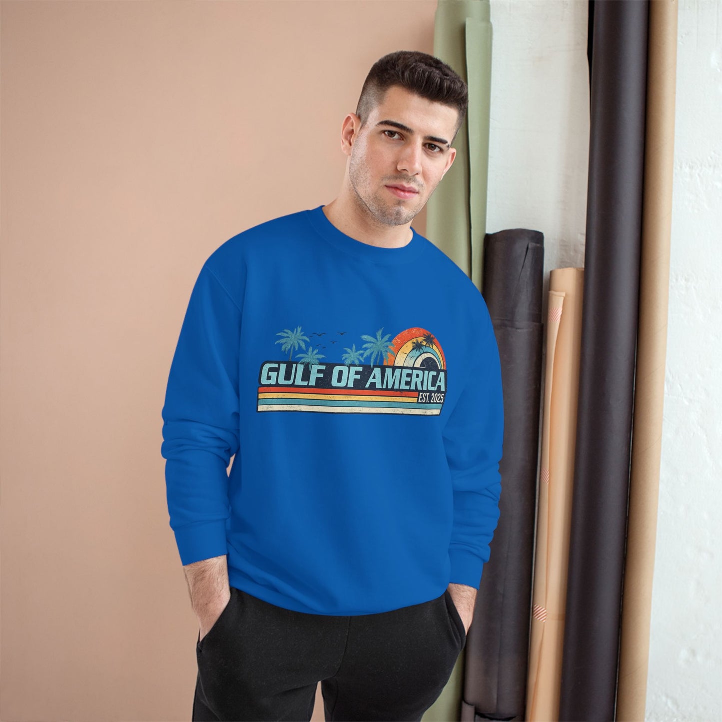 Gulf of America Vintage Champion Crewneck Sweatshirt