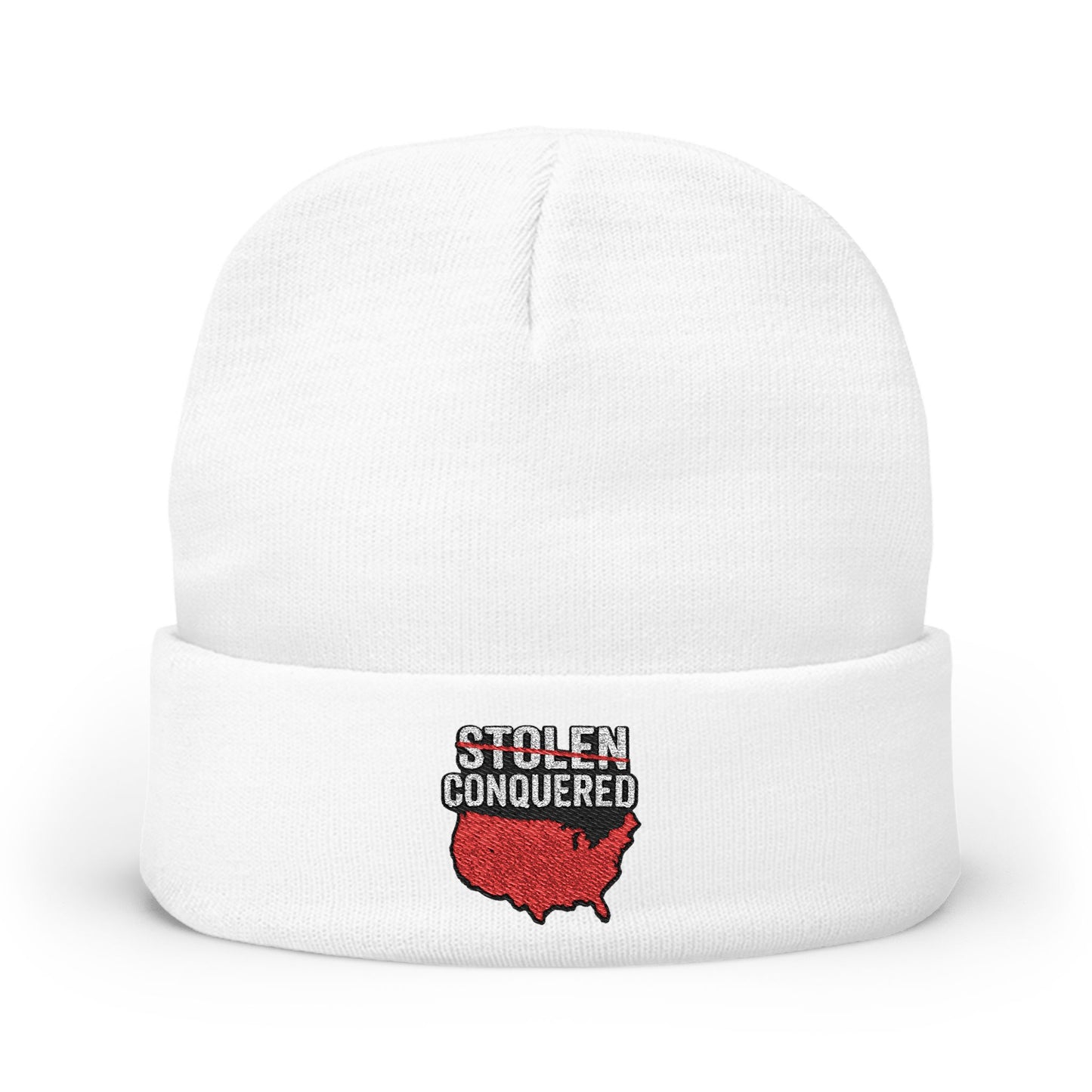 Stolen Conquered USA Embroidered Knit Beanie