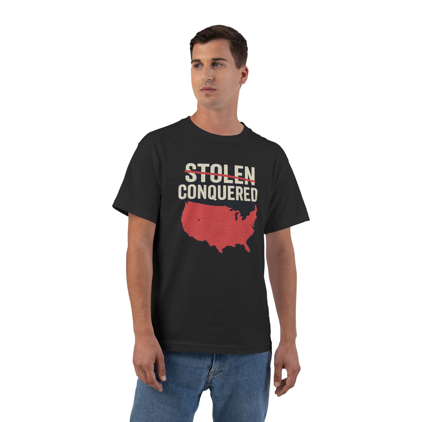 Stolen Conquered USA Hanes Brand T-Shirt