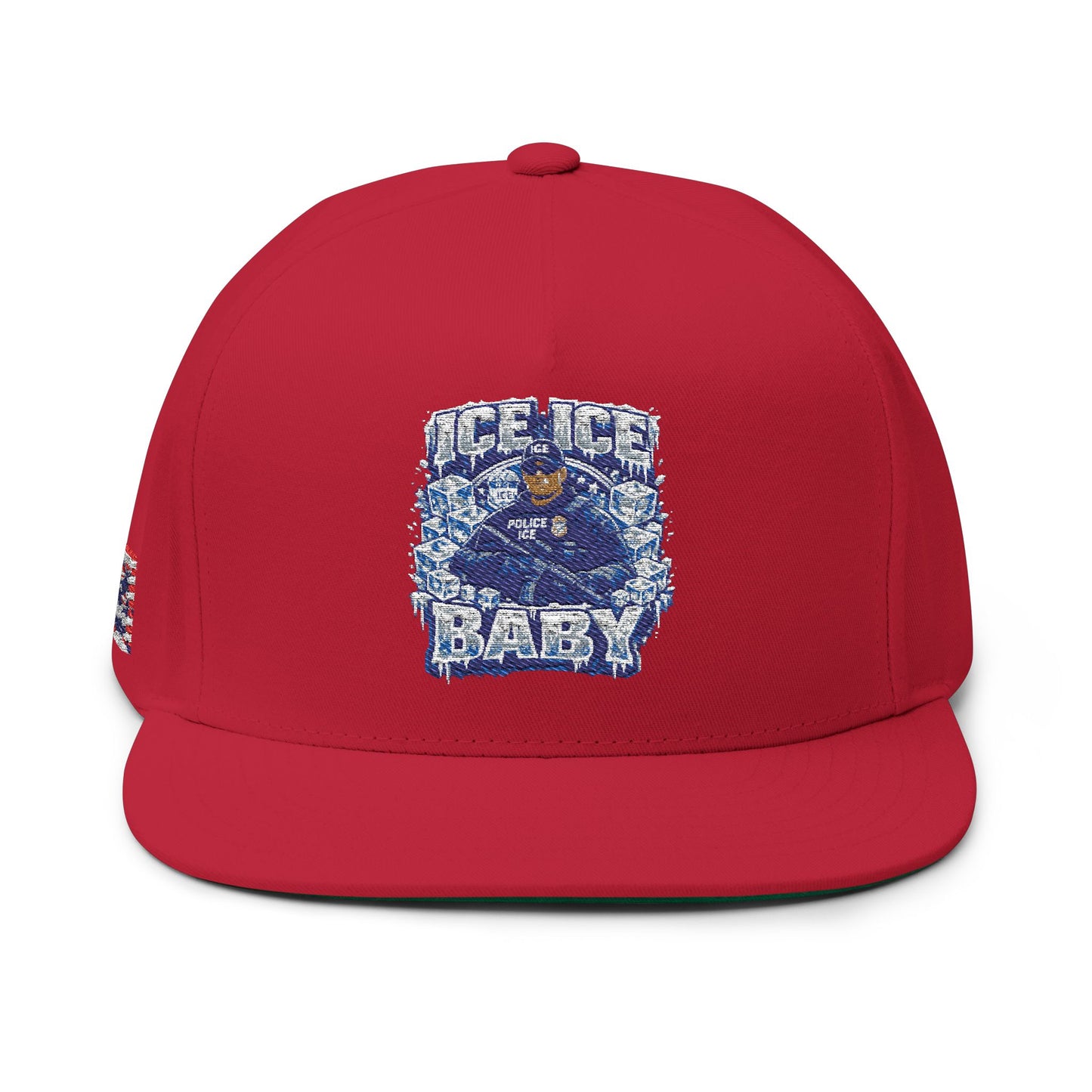 Ice Ice Baby ICE Agent Flat Bill Hat
