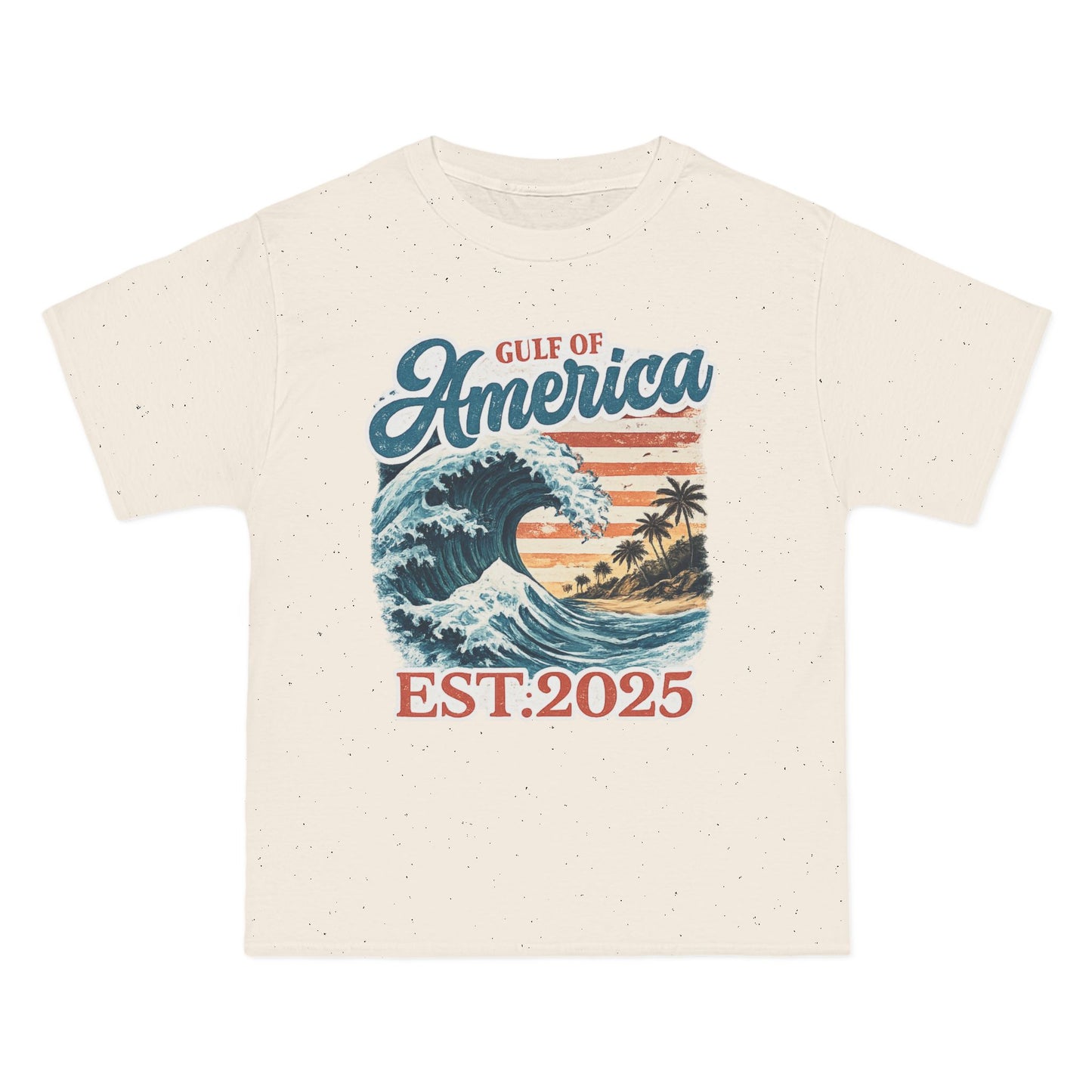 Gulf of America Est. 2025 Waves Hanes Brand T-Shirt