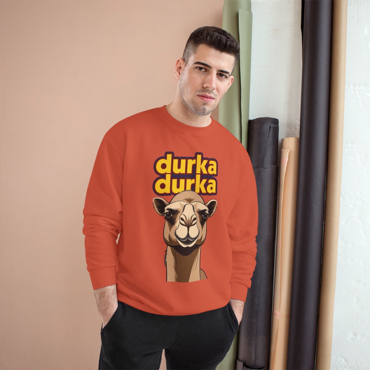 "Durka Durka Camel Champion Crewneck Sweatshirt