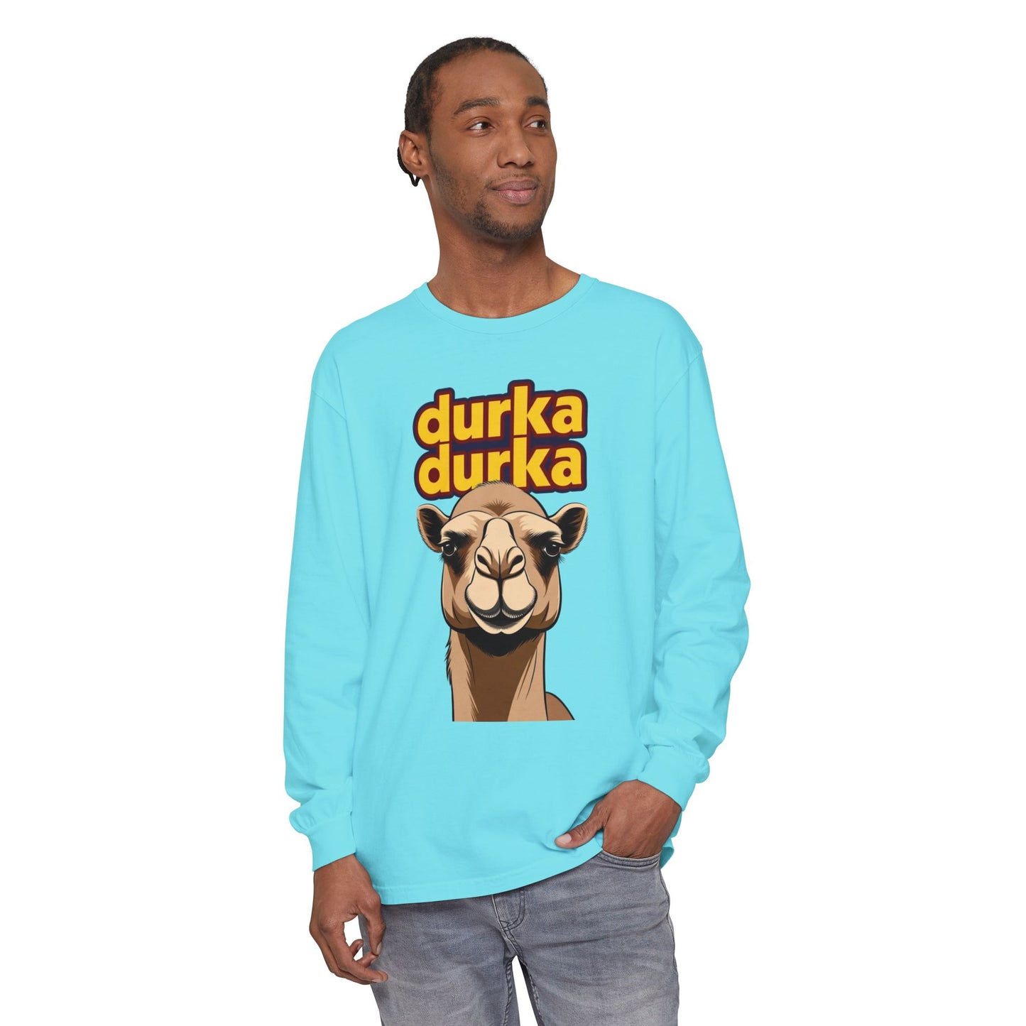 "Durka Durka" Camel Gildan Brand Long Sleeve Tee